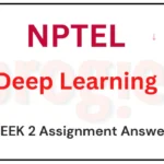 Deep Learning IIT Ropar Week 2 Nptel Answers