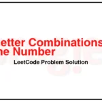 17-Letter-Combinations-of-a-Phone-Number-LeetCode-Problem-Solution