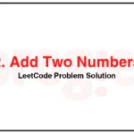 2-Add-Two-Numbers-LeetCode-Problem-Solution