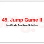 45-Jump-Game-II-LeetCode-Problem-Solution