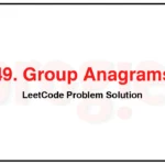 49-Group-Anagrams-LeetCode-Problem-Solution