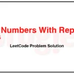 1012-Numbers-With-Repeated-Digits-LeetCode-Problem-Solution