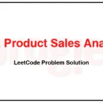 1070-Product-Sales-Analysis-III-LeetCode-Problem-Solution