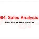 1084-Sales-Analysis-III-LeetCode-Problem-Solution