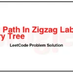 1104-Path-In-Zigzag-Labelled-Binary-Tree-LeetCode-Problem-Solution