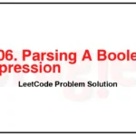 1106-Parsing-A-Boolean-Expression-LeetCode-Problem-Solution