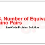 1128-Number-of-Equivalent-Domino-Pairs-LeetCode-Problem-Solution