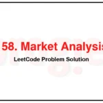 1158-Market-Analysis-I-LeetCode-Problem-Solution