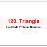 120-Triangle-LeetCode-Problem-Solution