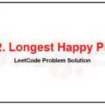 1392-Longest-Happy-Prefix-LeetCode-Problem-Solution