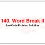 140-Word-Break-II-LeetCode-Problem-Solution