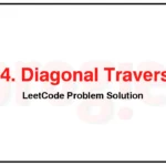 1424-Diagonal-Traverse-II-LeetCode-Problem-Solution