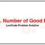 1512-Number-of-Good-Pairs-LeetCode-Problem-Solution