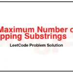 1520-Maximum-Number-of-Non-Overlapping-Substrings-LeetCode-Problem-Solution