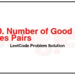 1530-Number-of-Good-Leaf-Nodes-Pairs-LeetCode-Problem-Solution