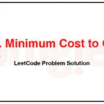 1547-Minimum-Cost-to-Cut-a-Stick-LeetCode-Problem-Solution