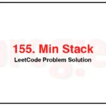 155-Min-Stack-LeetCode-Problem-Solution