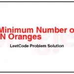 1553-Minimum-Number-of-Days-to-Eat-N-Oranges-LeetCode-Problem-Solution