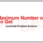 1561-Maximum-Number-of-Coins-You-Can-Get-LeetCode-Problem-Solution