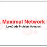 1615-Maximal-Network-Rank-LeetCode-Problem-Solution