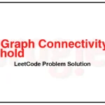 1627-Graph-Connectivity-With-Threshold-LeetCode-Problem-Solution