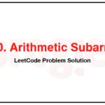 1630-Arithmetic-Subarrays-LeetCode-Problem-Solution