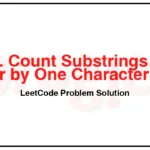 1638-Count-Substrings-That-Differ-by-One-Character-LeetCode-Problem-Solution