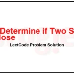 1657-Determine-if-Two-Strings-Are-Close-LeetCode-Problem-Solution