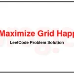 1659-Maximize-Grid-Happiness-LeetCode-Problem-Solution