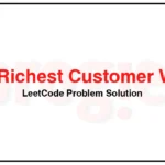 1672-Richest-Customer-Wealth-LeetCode-Problem-Solution