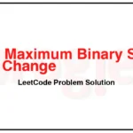 1702-Maximum-Binary-String-After-Change-LeetCode-Problem-Solution