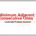 1703-Minimum-Adjacent-Swaps-for-K-Consecutive-Ones-LeetCode-Problem-Solution