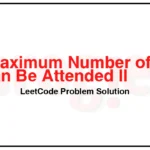 1751-Maximum-Number-of-Events-That-Can-Be-Attended-II-LeetCode-Problem-Solution