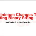 1758-Minimum-Changes-To-Make-Alternating-Binary-String-LeetCode-Problem-Solution