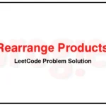 1795-Rearrange-Products-Table-LeetCode-Problem-Solution