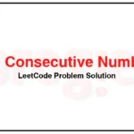 180-Consecutive-Numbers-LeetCode-Problem-Solution