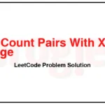 1803-Count-Pairs-With-XOR-in-a-Range-LeetCode-Problem-Solution