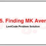 1825-Finding-MK-Average-LeetCode-Problem-Solution