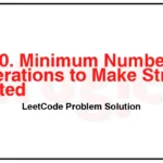 1830-Minimum-Number-of-Operations-to-Make-String-Sorted-LeetCode-Problem-Solution