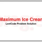 1833-Maximum-Ice-Cream-Bars-LeetCode-Problem-Solution