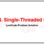 1834-Single-Threaded-CPU-LeetCode-Problem-Solution