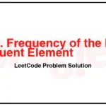 1838-Frequency-of-the-Most-Frequent-Element-LeetCode-Problem-Solution