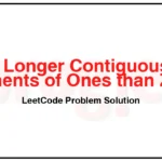 1869-Longer-Contiguous-Segments-of-Ones-than-Zeros-LeetCode-Problem-Solution