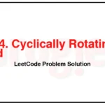 1914-Cyclically-Rotating-a-Grid-LeetCode-Problem-Solution