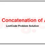 1929-Concatenation-of-Array-LeetCode-Problem-Solution