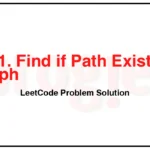 1971-Find-if-Path-Exists-in-Graph-LeetCode-Problem-Solution