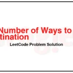 1976-Number-of-Ways-to-Arrive-at-Destination-LeetCode-Problem-Solution