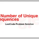 1987-Number-of-Unique-Good-Subsequences-LeetCode-Problem-Solution