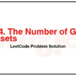 1994-The-Number-of-Good-Subsets-LeetCode-Problem-Solution