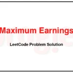 2008-Maximum-Earnings-From-Taxi-LeetCode-Problem-Solution